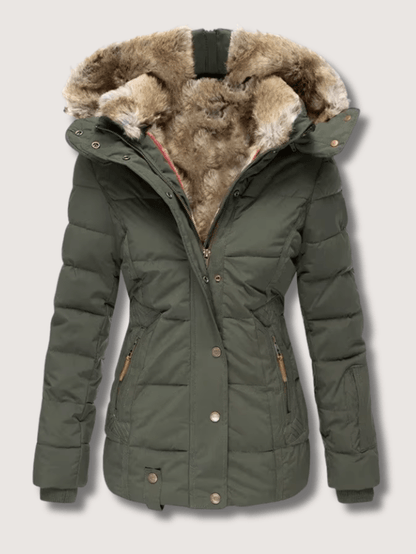 VogeLuxe | Damen-Winterparka mit Taillengürtel 2