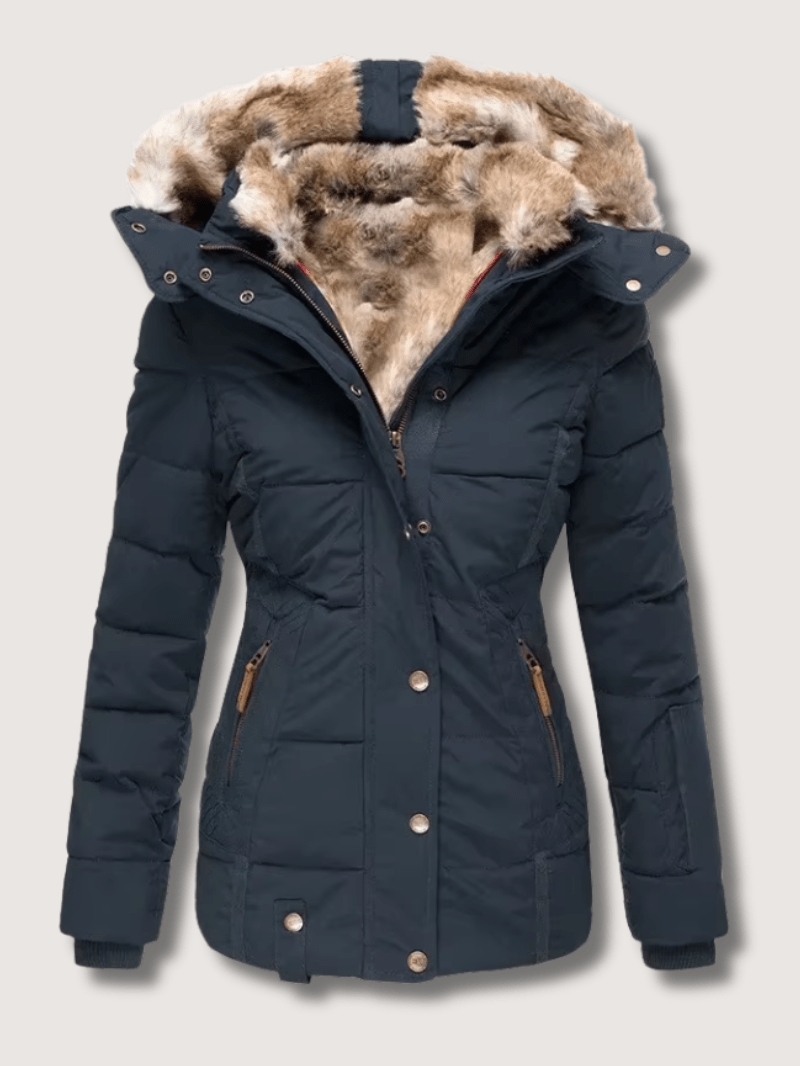 VogeLuxe | Damen-Winterparka mit Taillengürtel 4