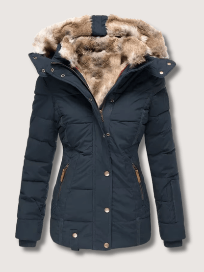 VogeLuxe | Damen-Winterparka mit Taillengürtel 4