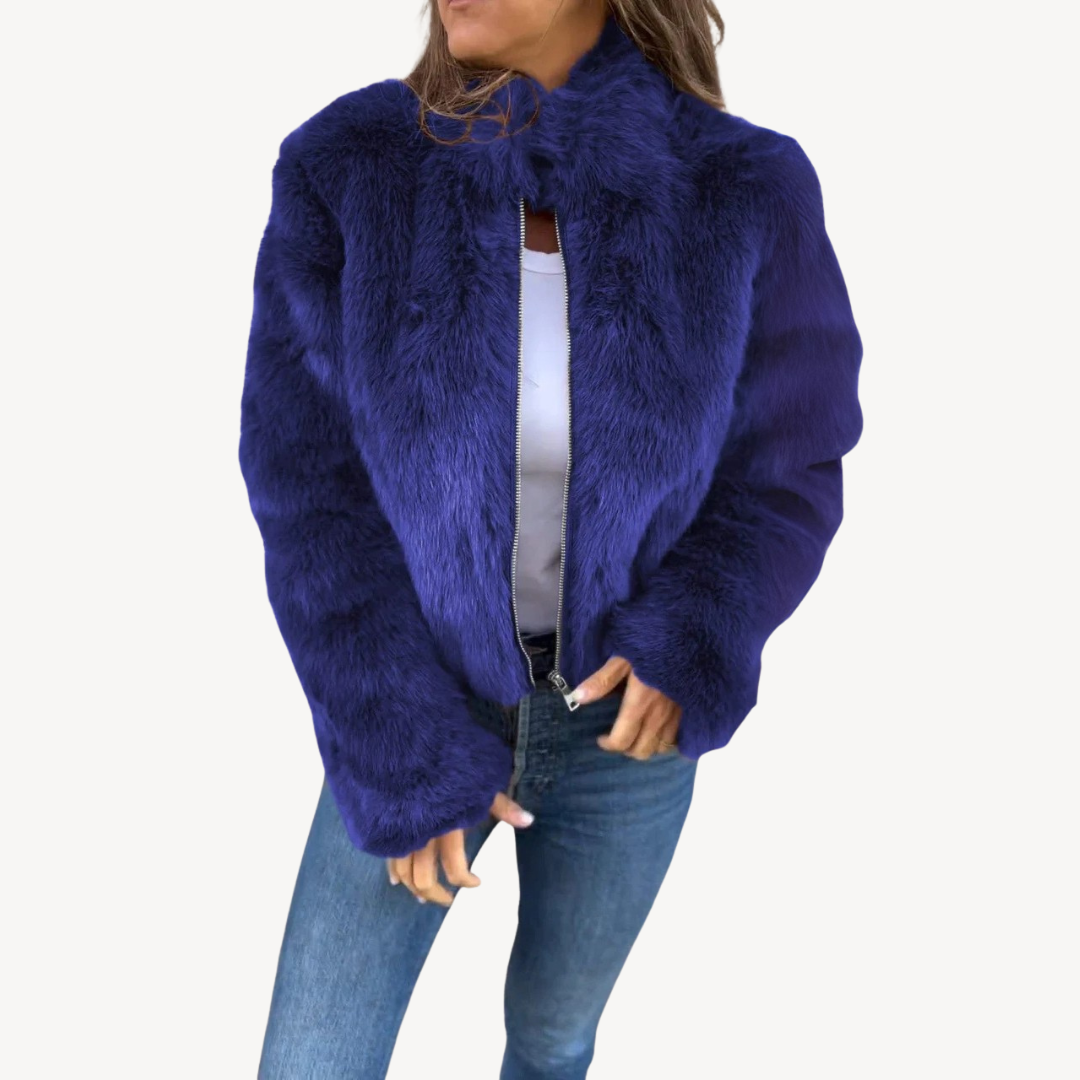VogeLuxe | Damen Plüsch Winterjacke 1