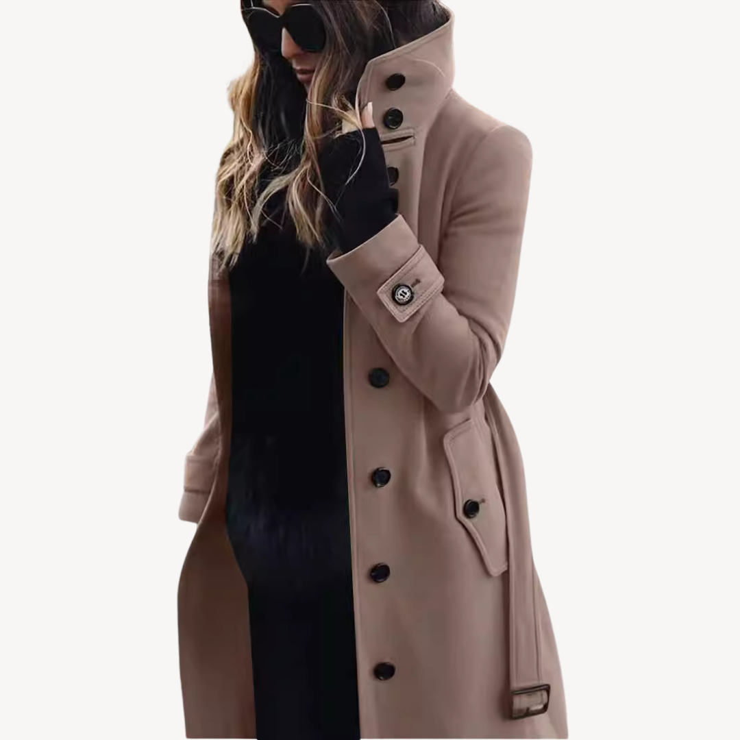VogeLuxe | Damen Slim Fit Wollmantel 1