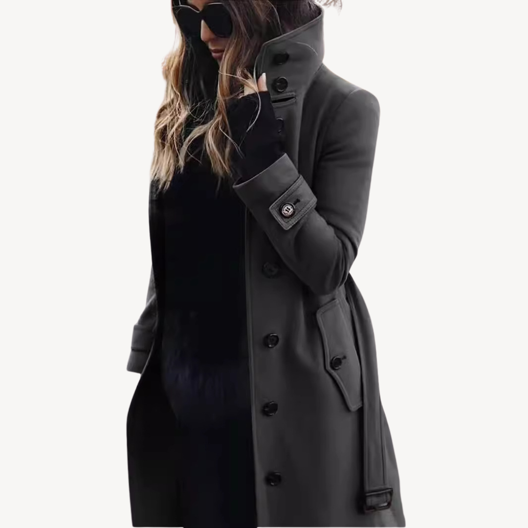 VogeLuxe | Damen Slim Fit Wollmantel 3