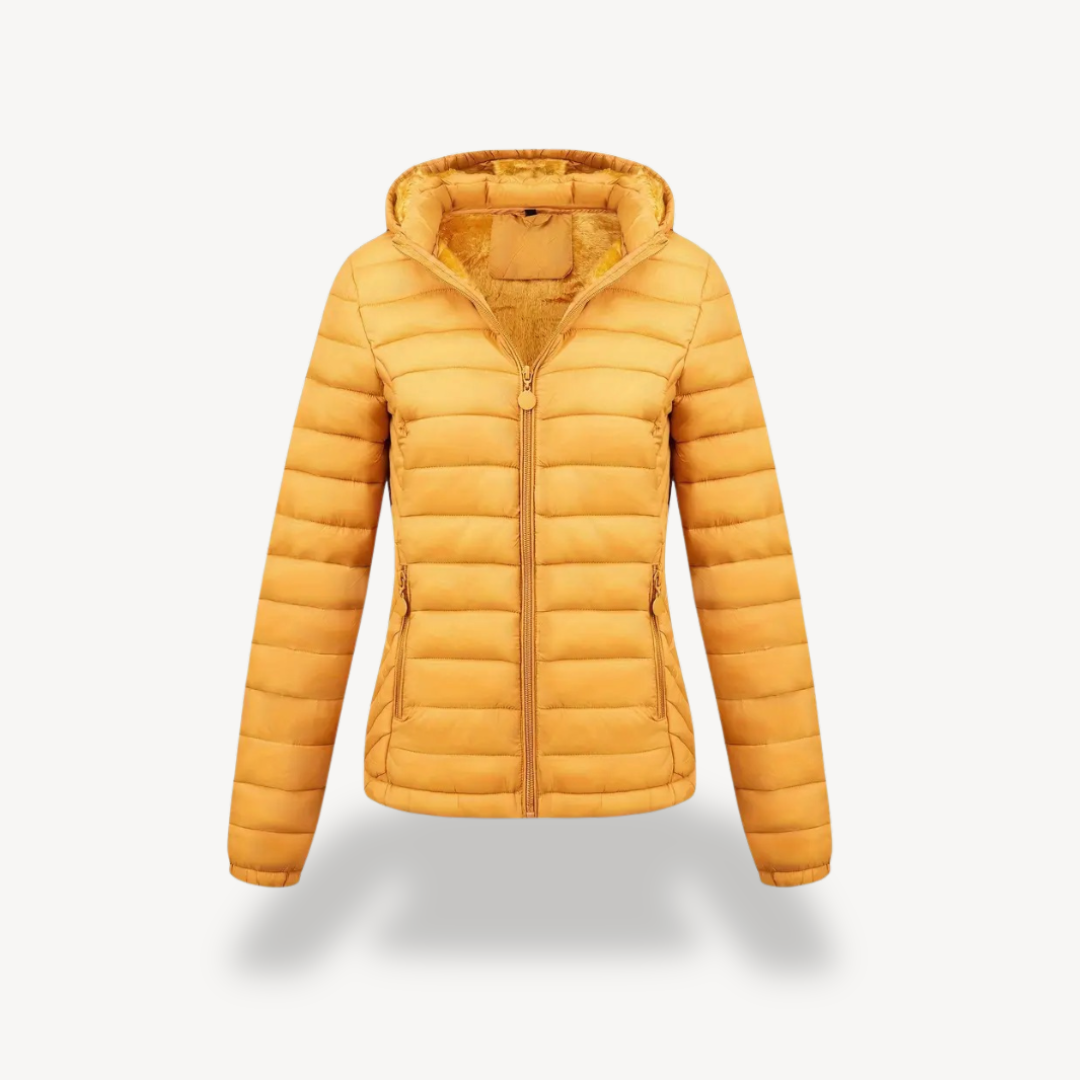 VogeLuxe | Damen Winter Pufferjacke mit Kapuze 0