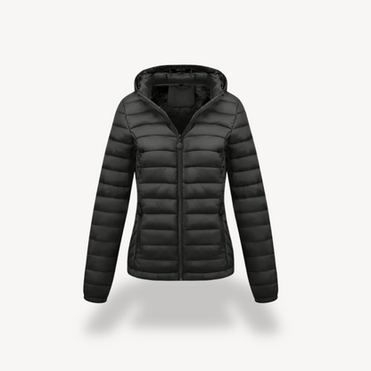 VogeLuxe | Damen Winter Pufferjacke mit Kapuze 3