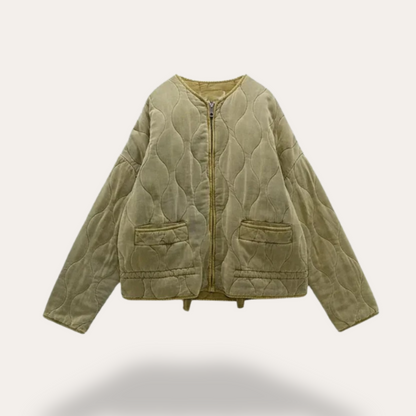 VogeLuxe | Damen Winterjacke mit Rautenmuster 0