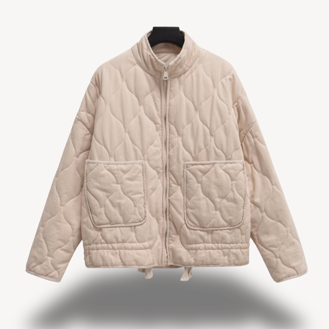 VogeLuxe | Damen Winterjacke mit Rautenmuster 10