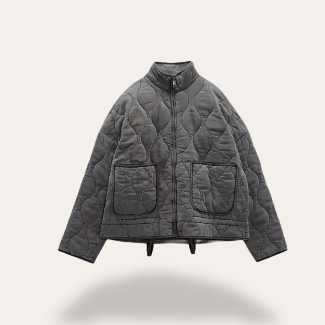 VogeLuxe | Damen Winterjacke mit Rautenmuster 9
