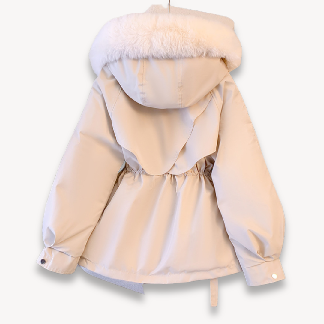 VogeLuxe | Daunenjacke mit Kunstpelzkragen für Damen 4