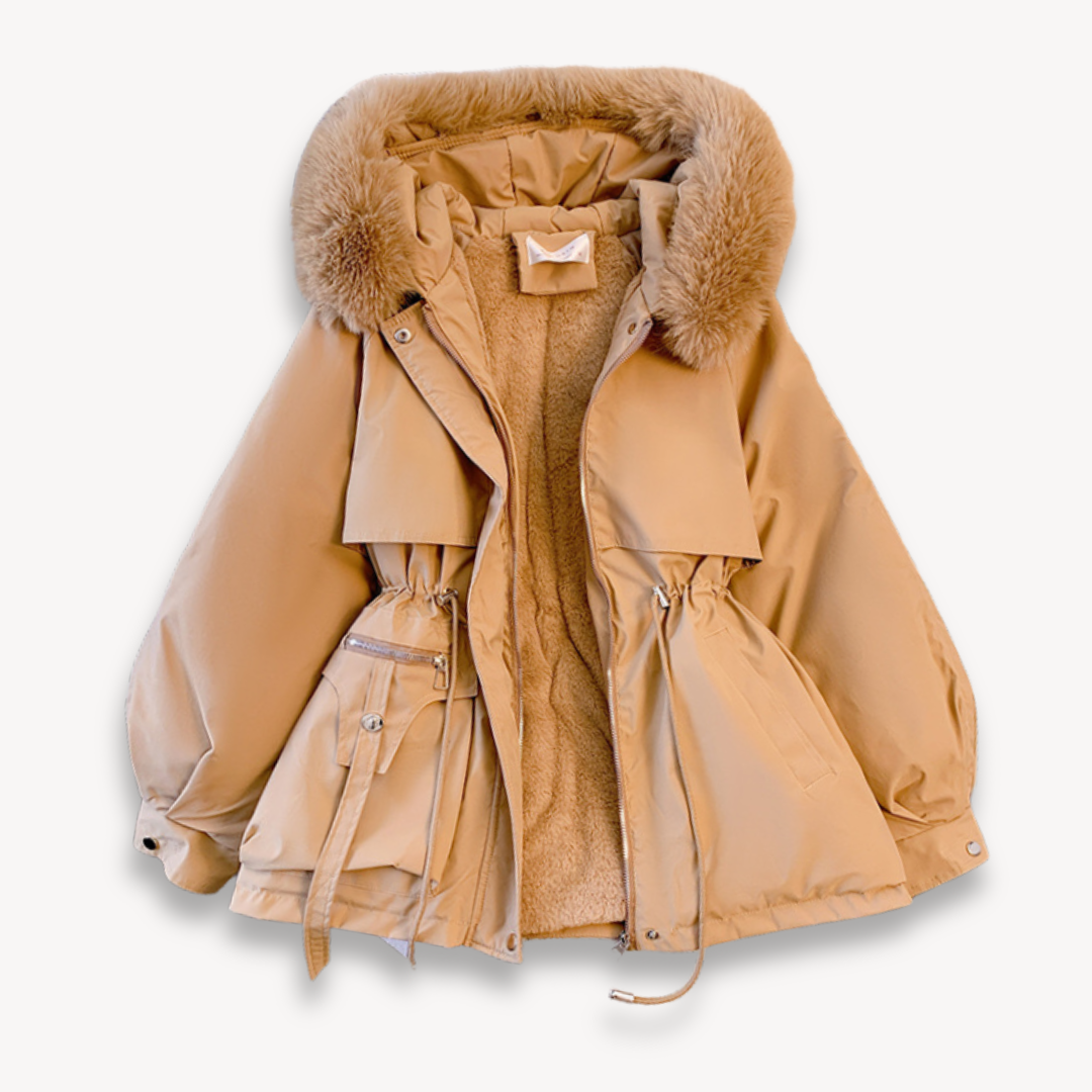 VogeLuxe | Daunenjacke mit Kunstpelzkragen für Damen 6