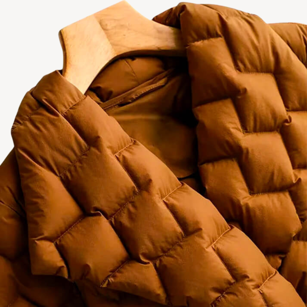 VogeLuxe | Elegante Daunenjacke mit Gürtel für Damen 2