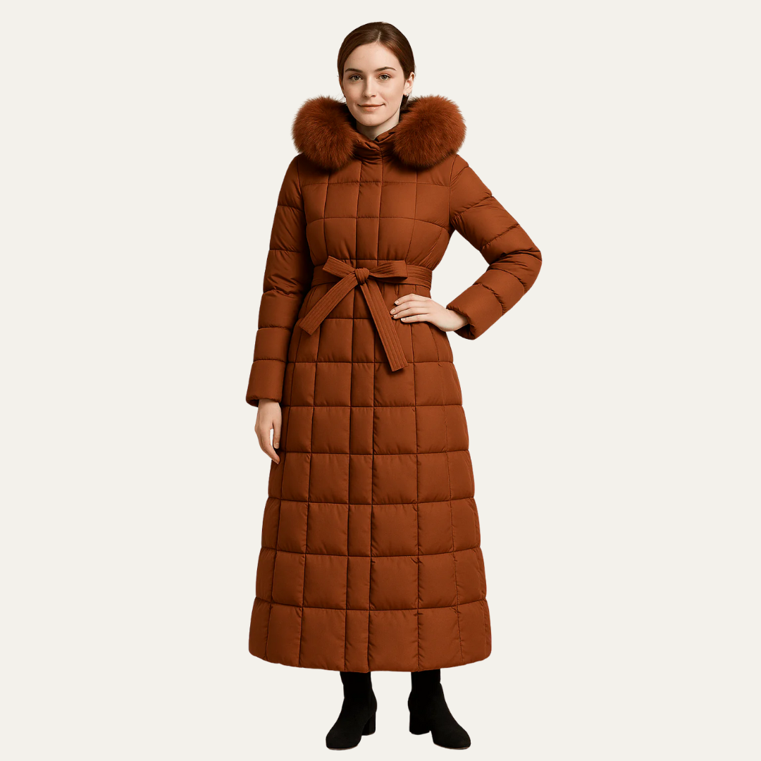 VogeLuxe | Eleganter Maxi-Steppmantel für Damen 2