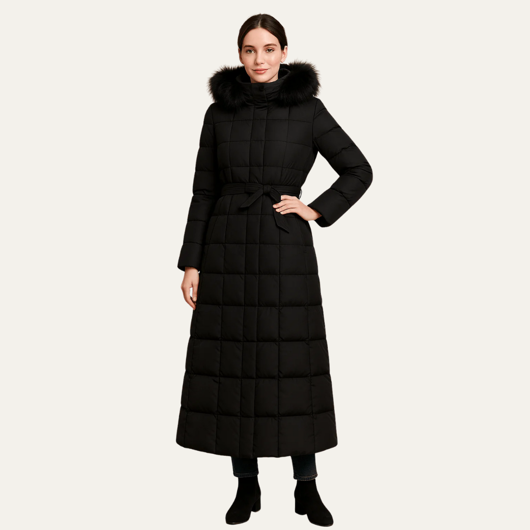 VogeLuxe | Eleganter Maxi-Steppmantel für Damen 3