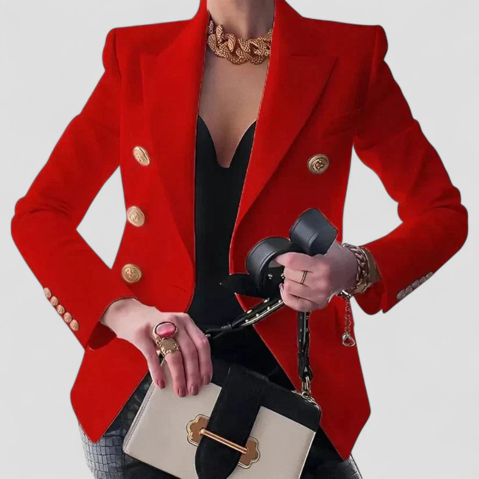 VogeLuxe | Eleganter Zweireihiger Kurzblazer für Damen 2