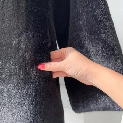 VogeLuxe | Eleganter, flauschiger Kunstpelzmantel für Damen 5