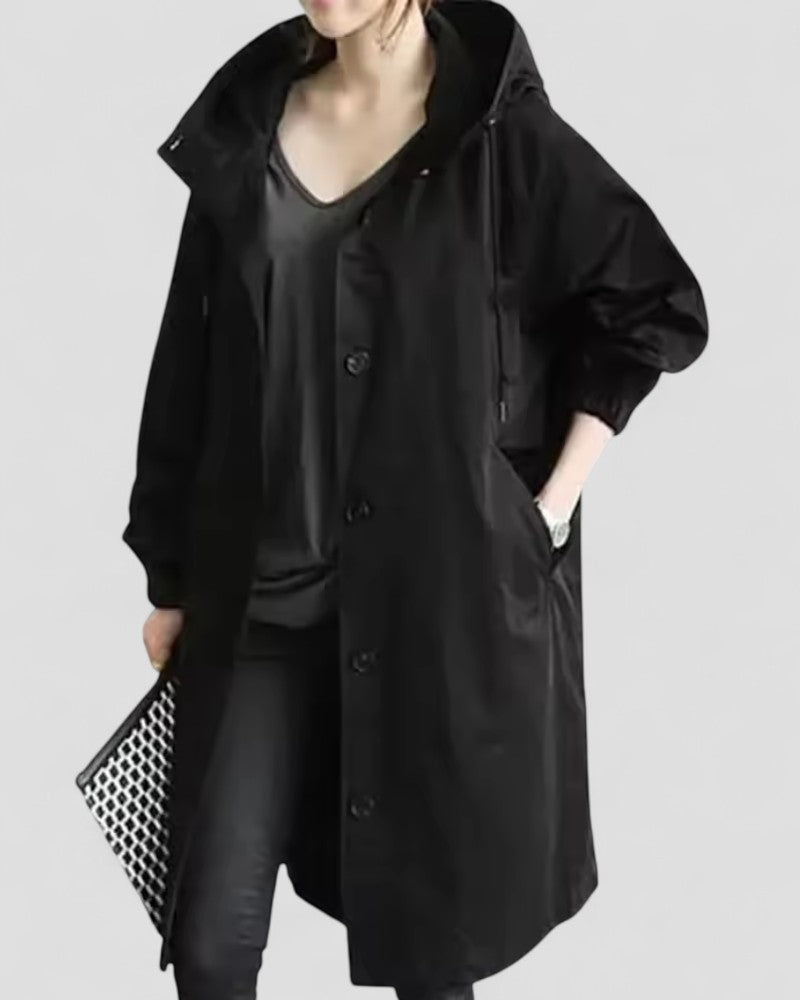 VogeLuxe | Eleganter zweireihiger Trenchcoat für Damen 0