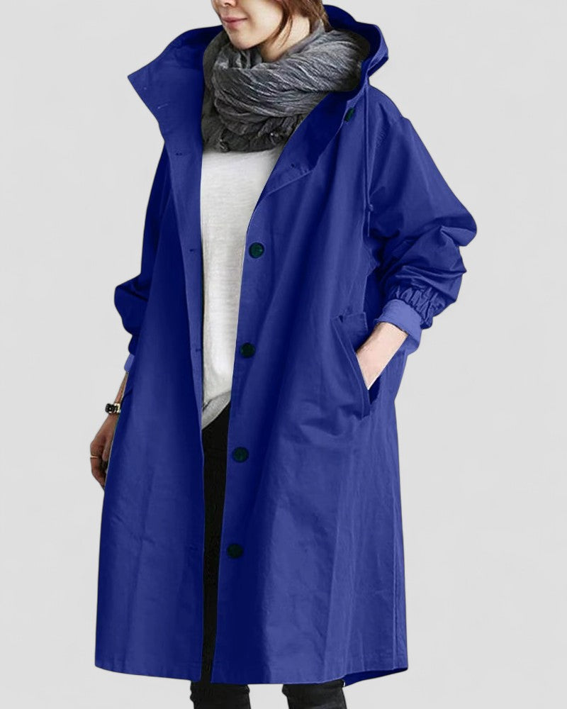 VogeLuxe | Eleganter zweireihiger Trenchcoat für Damen 5