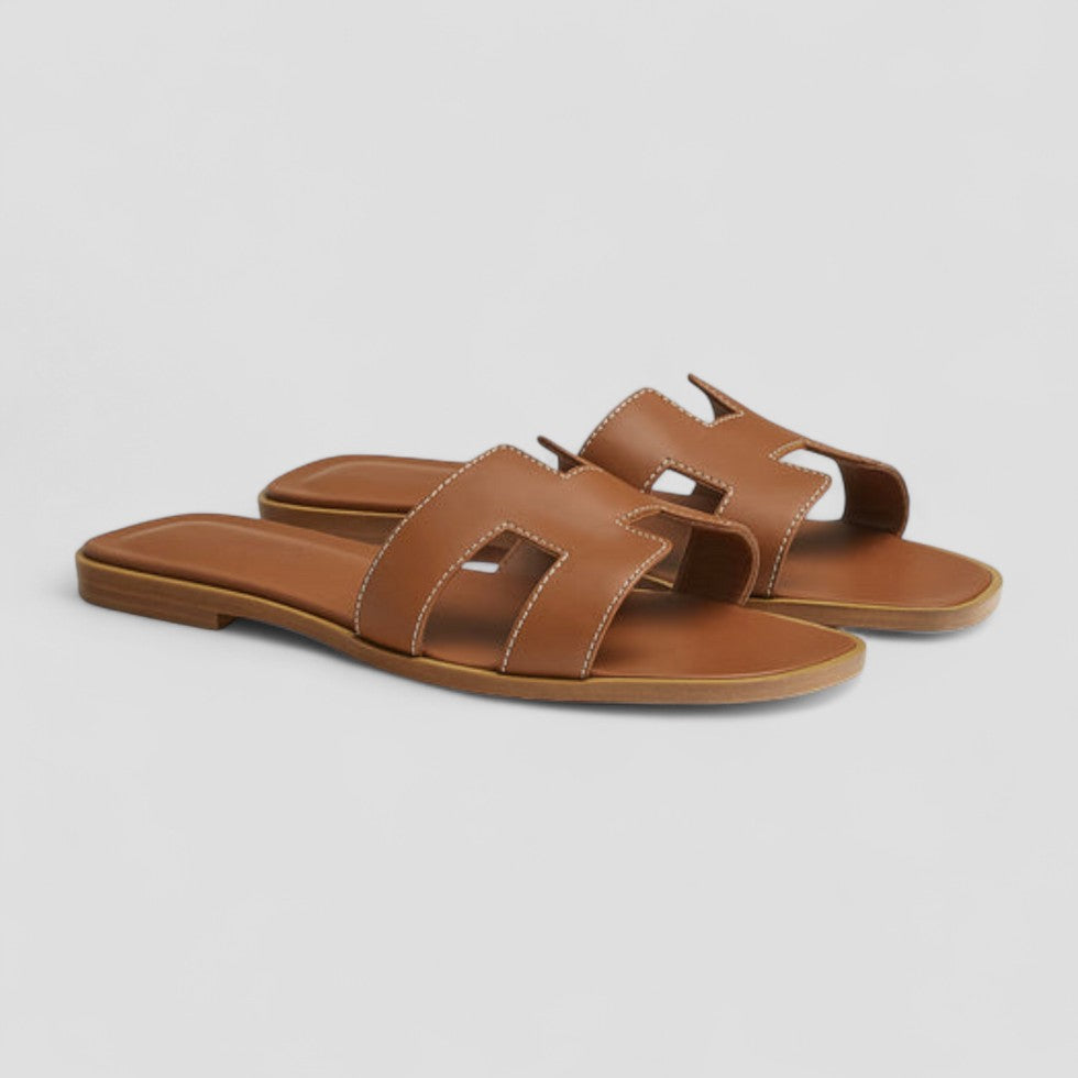 VogeLuxe | Flache Sandalen mit offener Spitze für Damen 2