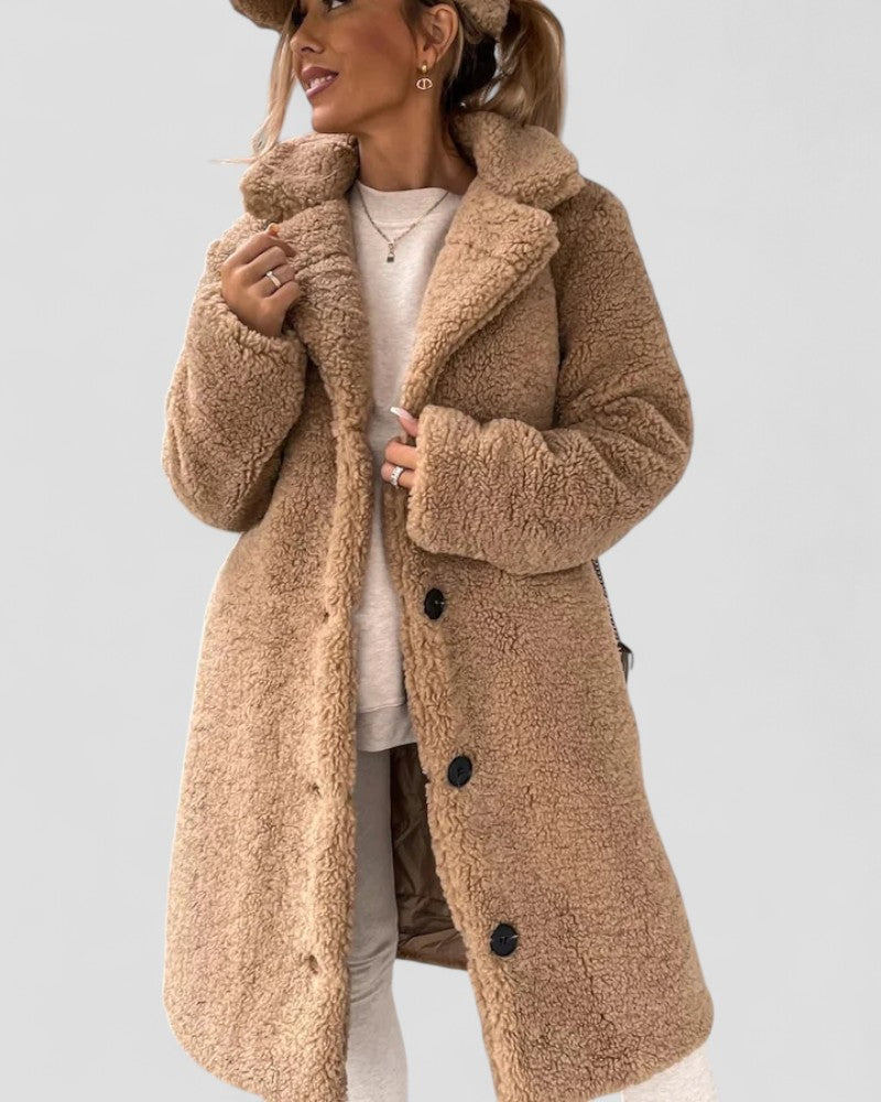 VogeLuxe | Flauschiger Teddymantel für Damen 1