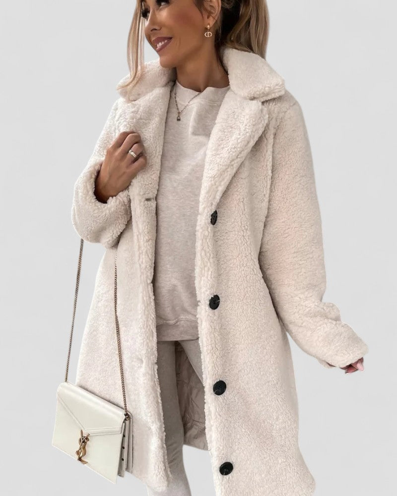 VogeLuxe | Flauschiger Teddymantel für Damen 2