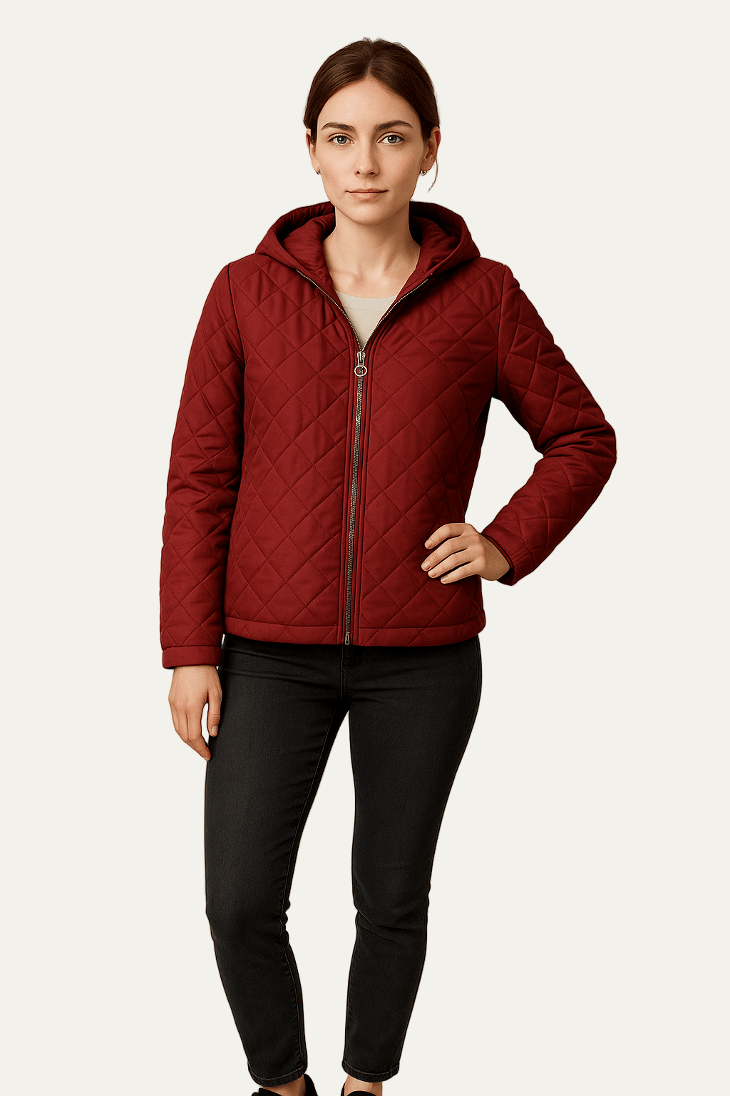 VogeLuxe | Gesteppte Damen-Kapuzenjacke 3