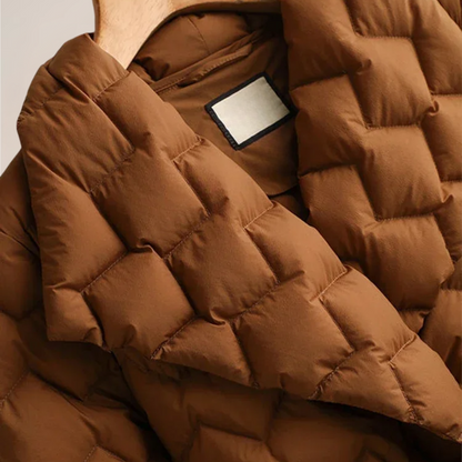 VogeLuxe | Gesteppte Damen-Pufferjacke mit Gürtel in der Taille 3