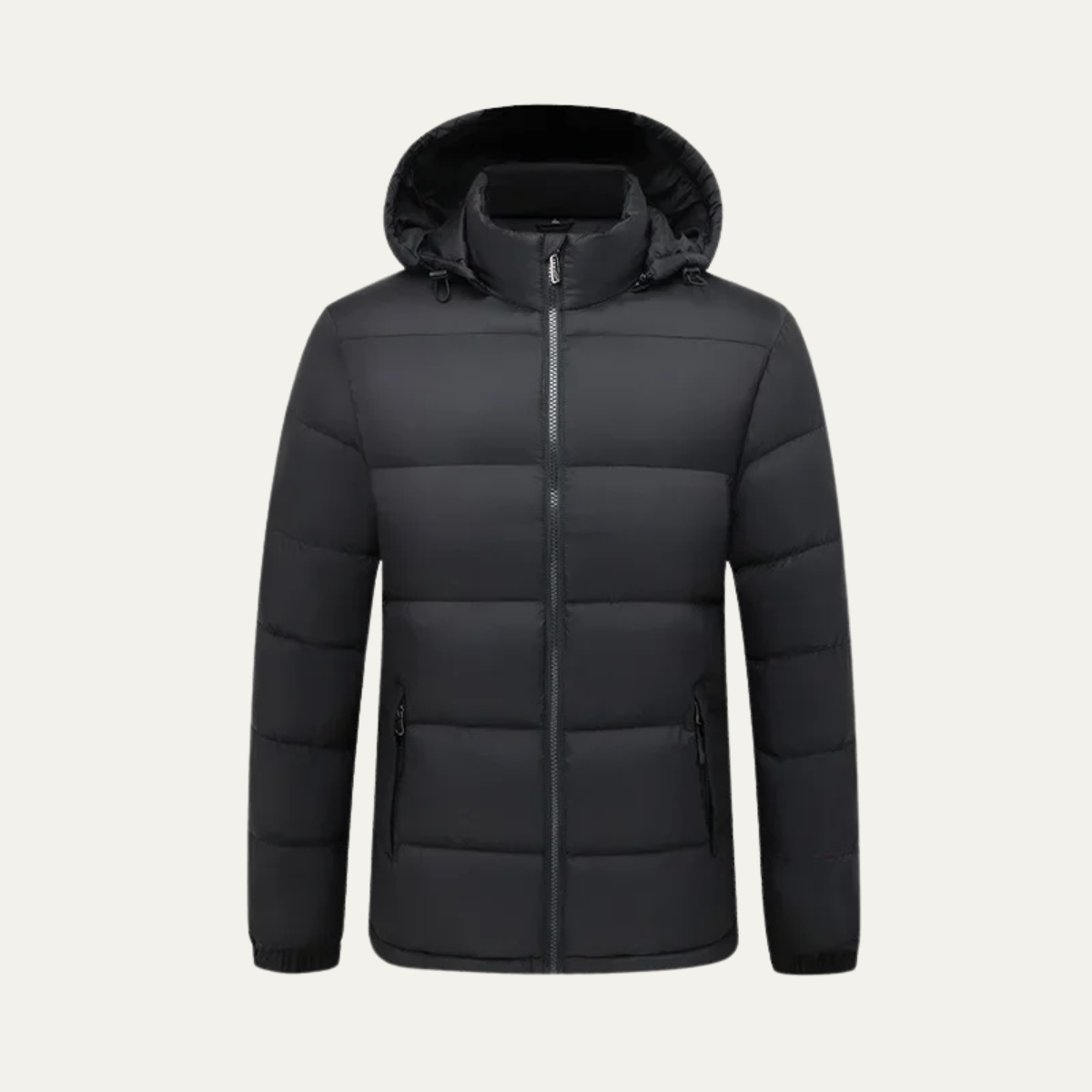 VogeLuxe | Gesteppte Herren-Pufferjacke mit Kapuze 0