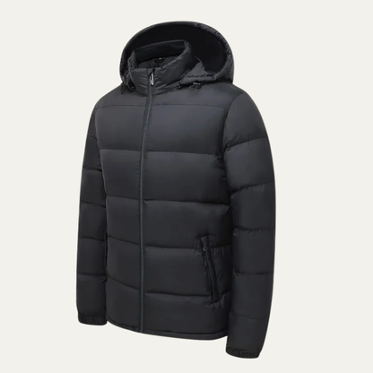 VogeLuxe | Gesteppte Herren-Pufferjacke mit Kapuze 3