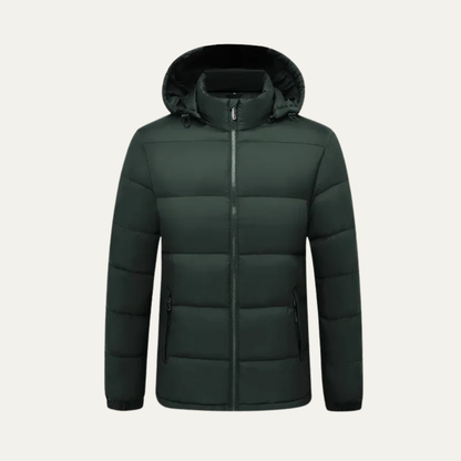 VogeLuxe | Gesteppte Herren-Pufferjacke mit Kapuze 5