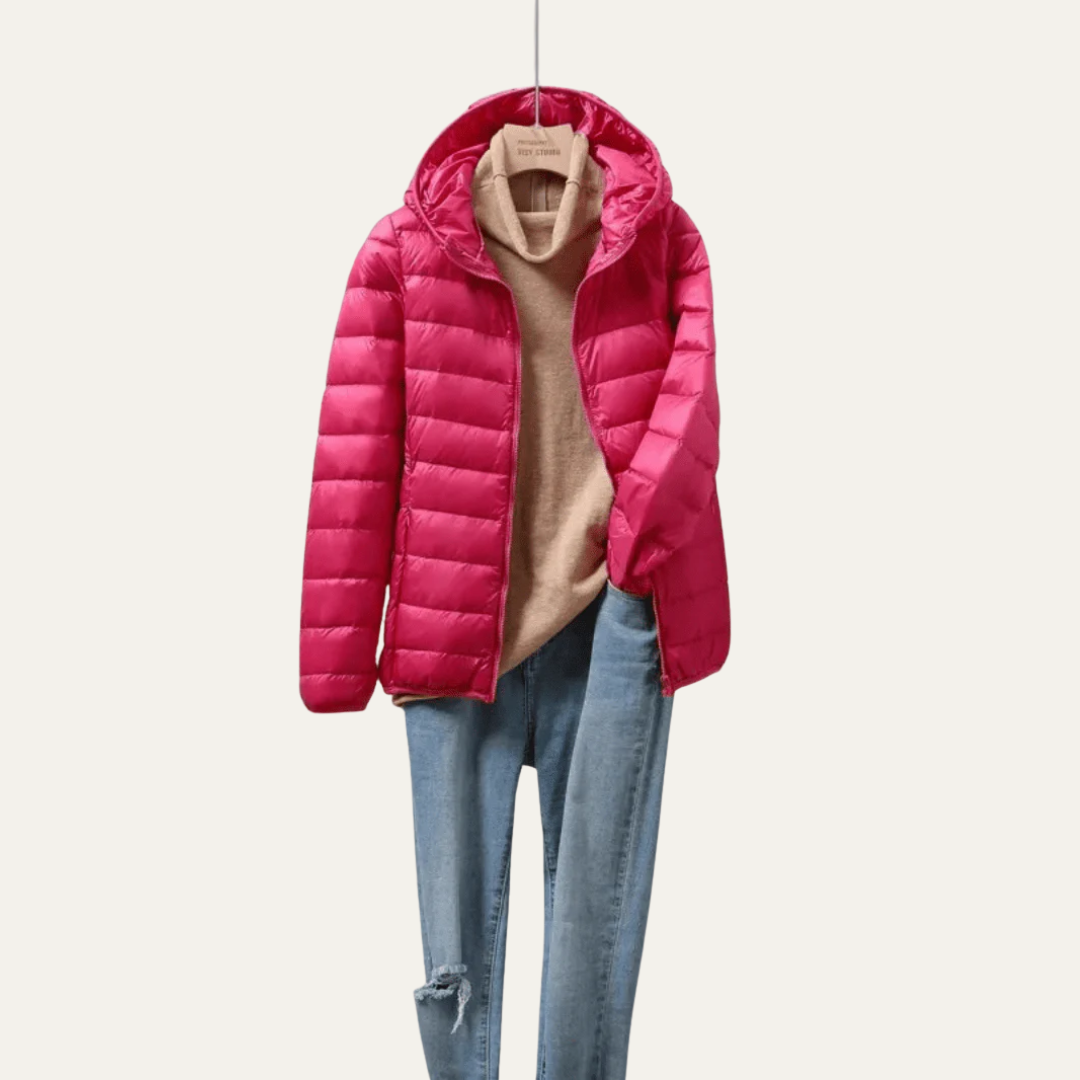 VogeLuxe | Glänzende, ultraleichte Damen-Steppjacke 11