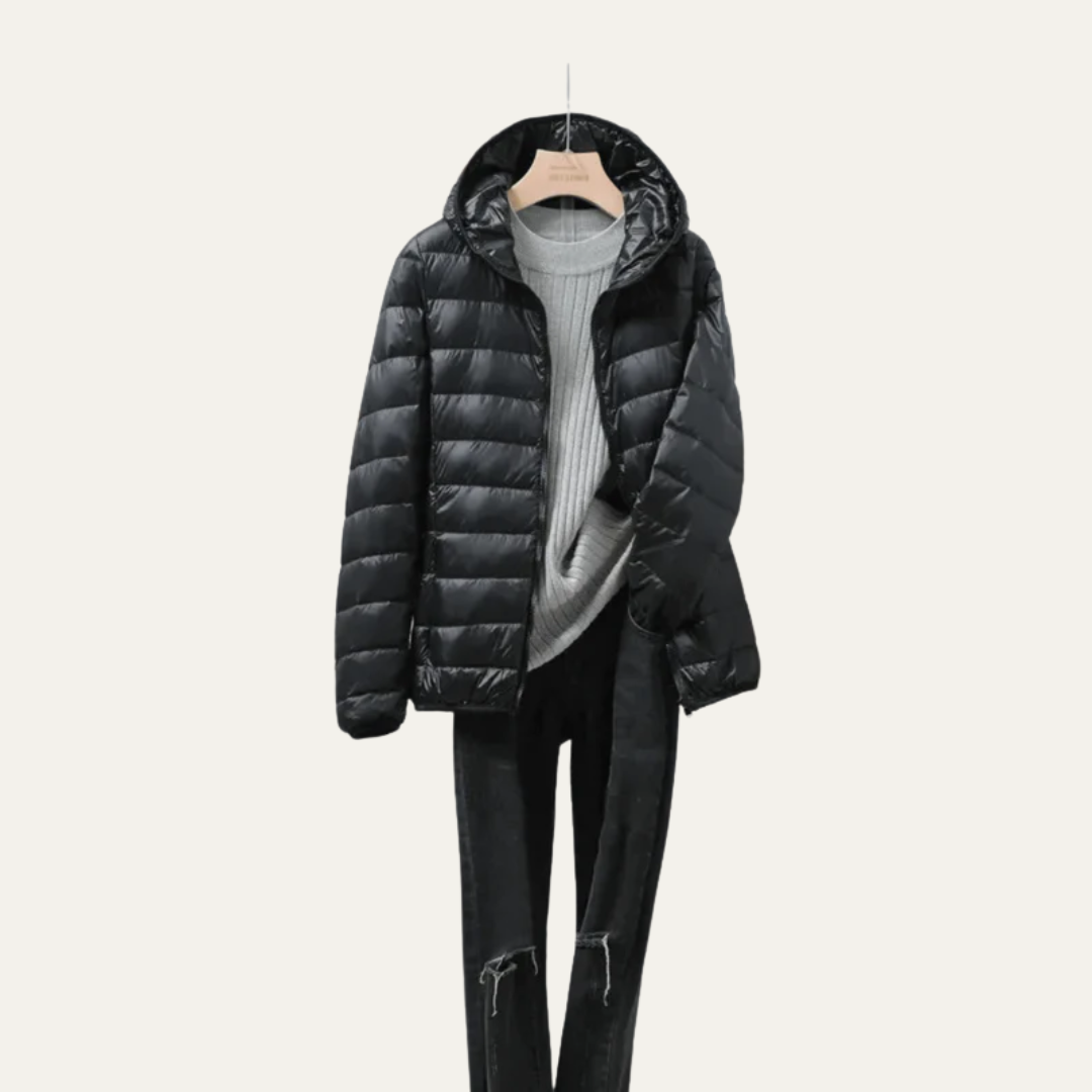VogeLuxe | Glänzende, ultraleichte Damen-Steppjacke 2