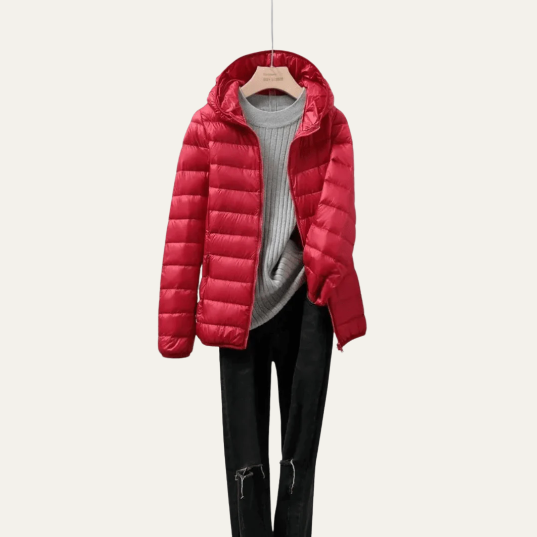 VogeLuxe | Glänzende, ultraleichte Damen-Steppjacke 8
