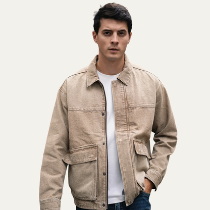 VogeLuxe | Herren-Cord-Truckerjacke 2