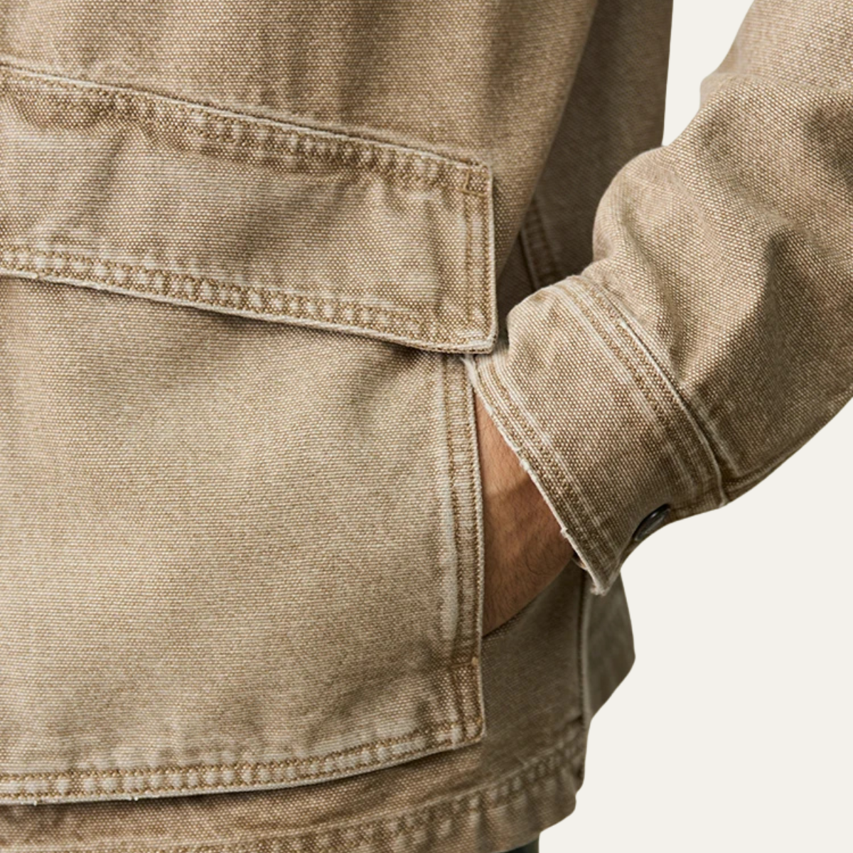 VogeLuxe | Herren-Cord-Truckerjacke 8