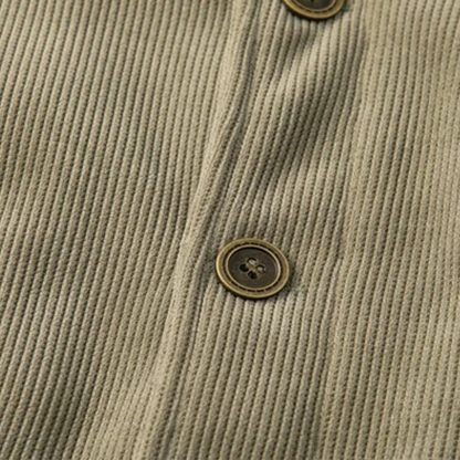 VogeLuxe | Herren-Cordjacket mit Kragen aus Kunstfell 5
