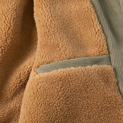 VogeLuxe | Herren-Cordjacket mit Kragen aus Kunstfell 6