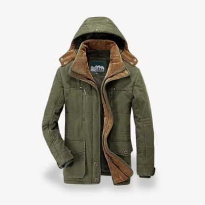 VogeLuxe | Herren-Doppellagiger Kapuzenparka 4