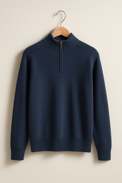VogeLuxe | Herren-Kaschmirpullover mit halbhohem Kragen 7