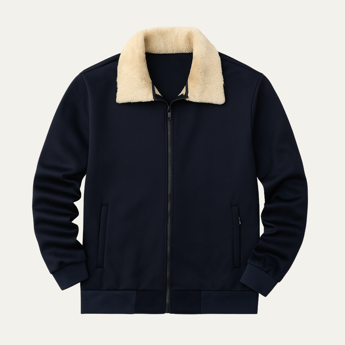 VogeLuxe | Herren-Shelljacke mit Sherpa-Futter 1