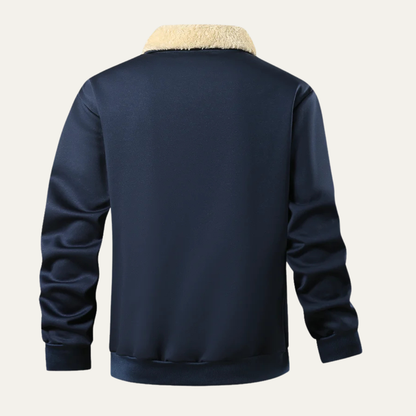 VogeLuxe | Herren-Shelljacke mit Sherpa-Futter 2