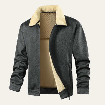 VogeLuxe | Herren-Shelljacke mit Sherpa-Futter 4