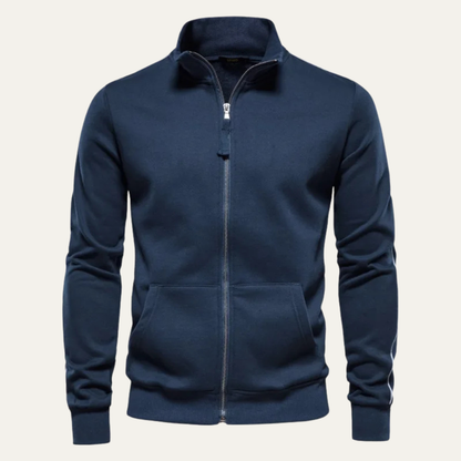 VogeLuxe | Herren-Shelljacke mit durchgehendem Reißverschluss 0