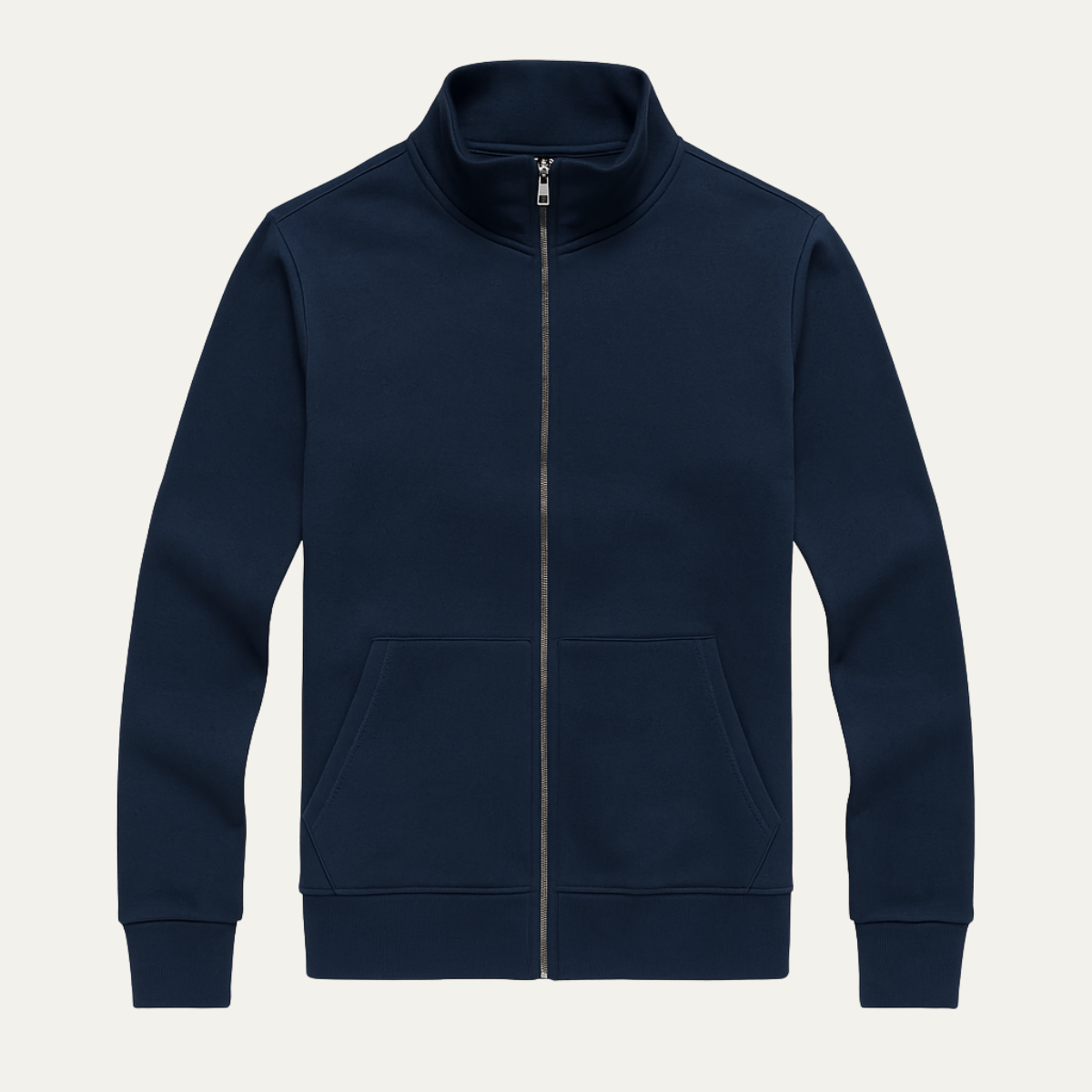 VogeLuxe | Herren-Shelljacke mit durchgehendem Reißverschluss 1