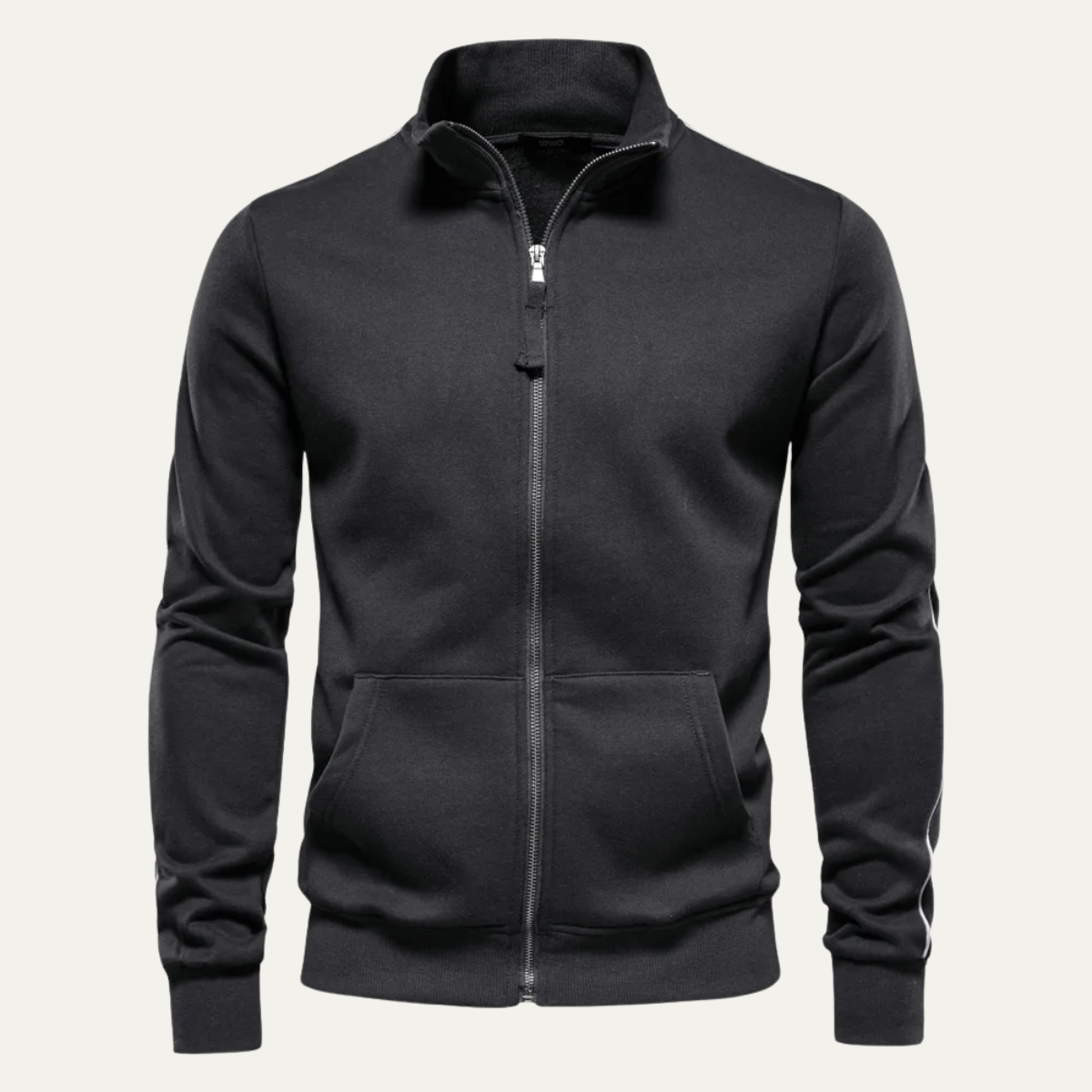 VogeLuxe | Herren-Shelljacke mit durchgehendem Reißverschluss 10
