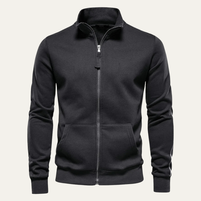 VogeLuxe | Herren-Shelljacke mit durchgehendem Reißverschluss 10