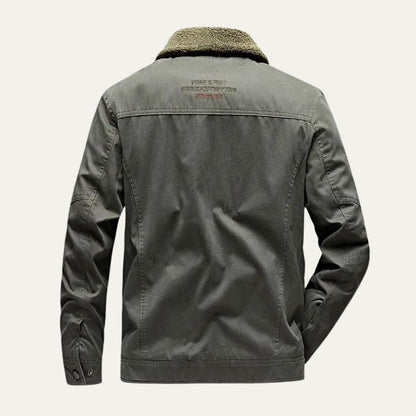 VogeLuxe | Herren-Softshelljacke mit Sherpa-Futter und Reißverschluss 2