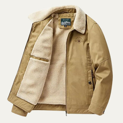 VogeLuxe | Herren-Softshelljacke mit Sherpa-Futter und Reißverschluss 5