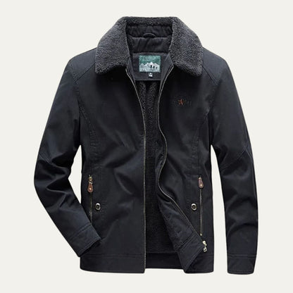 VogeLuxe | Herren-Softshelljacke mit Sherpa-Futter und Reißverschluss 6