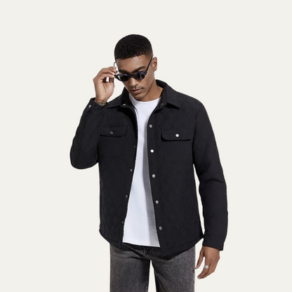 VogeLuxe | Herren-Steppjacke mit Druckknopfverschluss 1