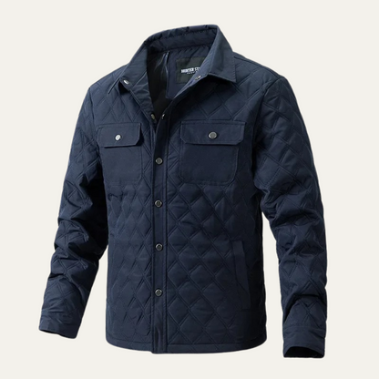 VogeLuxe | Herren-Steppjacke mit Druckknopfverschluss 10
