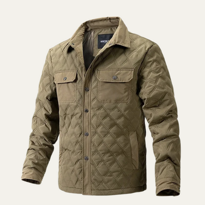 VogeLuxe | Herren-Steppjacke mit Druckknopfverschluss 11